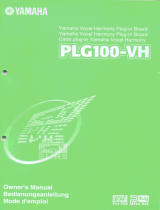 Yamaha PLG100-XG Manual de utilizare