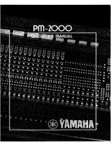 Yamaha PM-2000 Manualul proprietarului