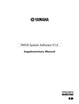 Yamaha PM1D Manual de utilizare