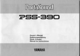 Yamaha PortaSound PSS-390 Manualul proprietarului