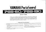 Yamaha porta sound pss-50 Manualul proprietarului