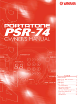 Yamaha PortaTone PSR - 74 Manualul proprietarului