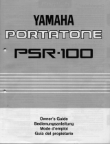 Yamaha Portatone PSR-100 Manualul proprietarului