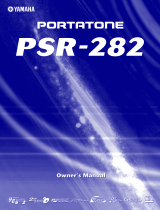 Yamaha Portatone PSR-282 Manual de utilizare