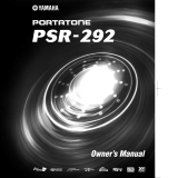 Yamaha PSR-292 Manual de utilizare