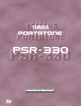 Yamaha PortaTone PSR-330 Manualul proprietarului