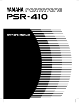 Yamaha Portatone PSR-410 Manualul proprietarului