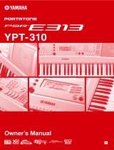 Yamaha PSR-E313 Manual de utilizare