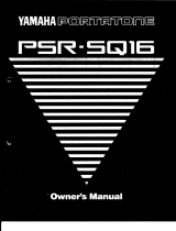 Yamaha PSR-SQ16 Manualul proprietarului