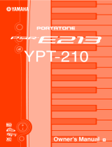 Yamaha YPT-210 Manualul proprietarului