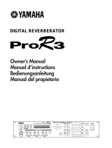 Yamaha ProR3 Manual de utilizare