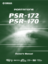 Yamaha PSR-170 Manual de utilizare