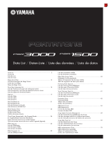 Yamaha PSR-3000 Fișa cu date