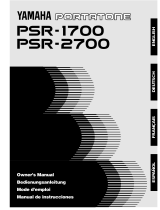 Yamaha PSR-1700 Manualul proprietarului