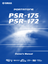 Yamaha PSR-175 Manual de utilizare