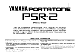 Yamaha PSR-3 Manualul proprietarului