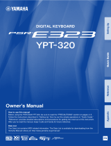 Yamaha YPT-320 Manualul proprietarului