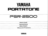 Yamaha PSR-2500 Manualul proprietarului