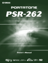 Yamaha psr-262 Manual de utilizare