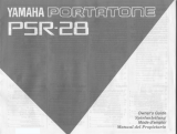 Yamaha PSR-28 Manualul proprietarului
