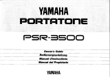 Yamaha Portatone PSR-3500 Manualul proprietarului