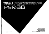 Yamaha PSR-38 Manualul proprietarului