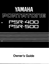 Yamaha SA500 Manualul proprietarului