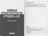 Yamaha PSR-41 Manualul proprietarului