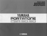 Yamaha PSR-50 Manualul proprietarului