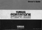 Yamaha PSR-62 Manualul proprietarului