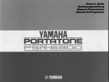 Yamaha PSR-6300 Manualul proprietarului