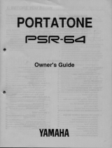 Yamaha PSR-64 Manualul proprietarului