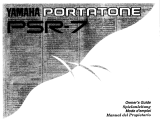Yamaha Portatone PSR-7 Manualul proprietarului