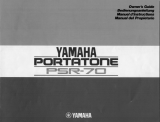 Yamaha PSR-70 Manualul proprietarului