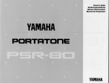 Yamaha Portatone PSR-80 Manual de utilizare