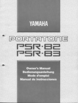 Yamaha PSR-82 Manualul proprietarului