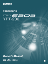 Yamaha PSR-E203 Manual de utilizare