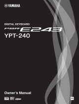 Yamaha YPT-240 Manualul proprietarului