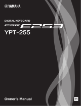 Yamaha PSR-E253 Manual de utilizare