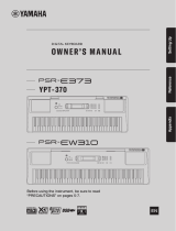 Yamaha PSR-E373 Manualul proprietarului