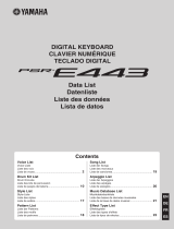 Yamaha PSR-E443 Manualul proprietarului