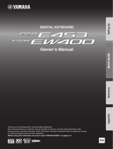 Yamaha PSR-EW400 Manual de utilizare