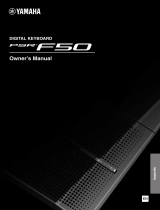 Yamaha PSR-F50 Manualul proprietarului