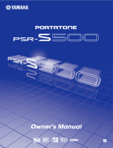 Yamaha PSR-S500 Manualul proprietarului