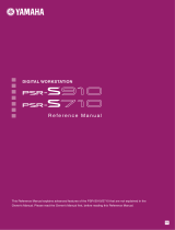 Yamaha PSR-S710 Manual de utilizare