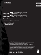 Yamaha PSR-S770 Manual de utilizare