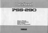 Yamaha PSS-290 Manual de utilizare