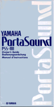 Yamaha PSS-401 Manualul proprietarului