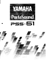 Yamaha PSS-51 Manualul proprietarului