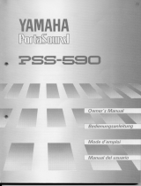 Yamaha PSS-590 Manualul proprietarului